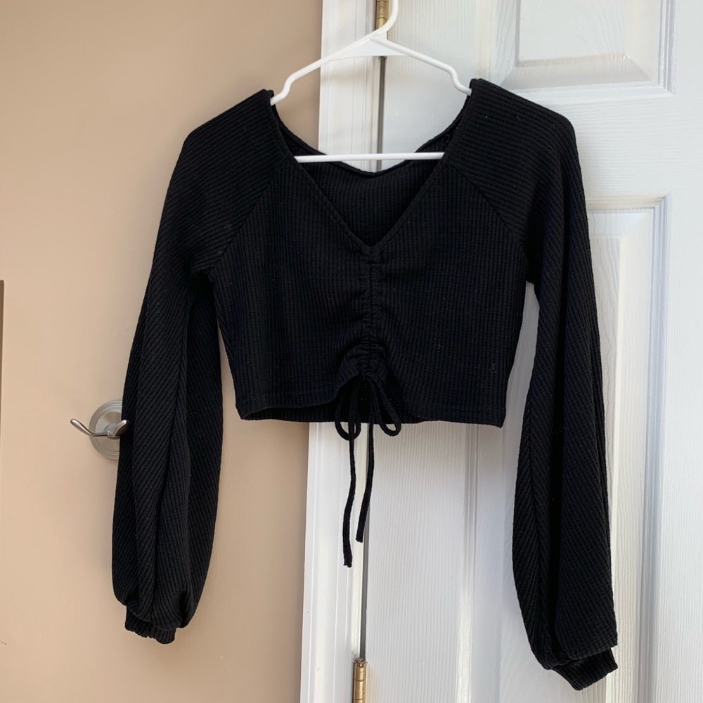 Ribbed crop top
